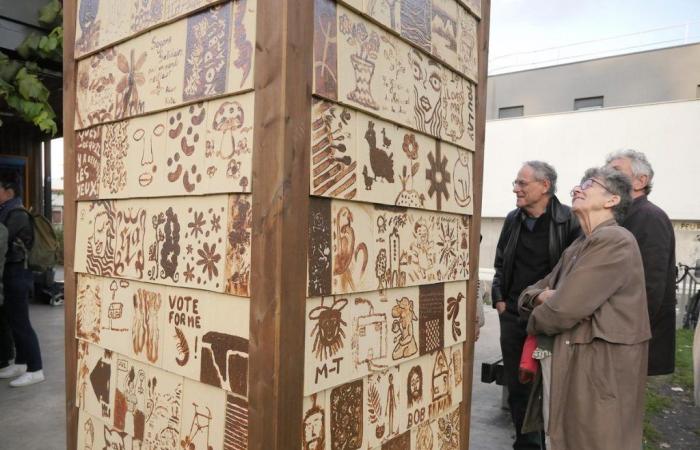 “È simbolico”, lo Scratch Shack inaugura il suo nuovo totem in Place André Meunier