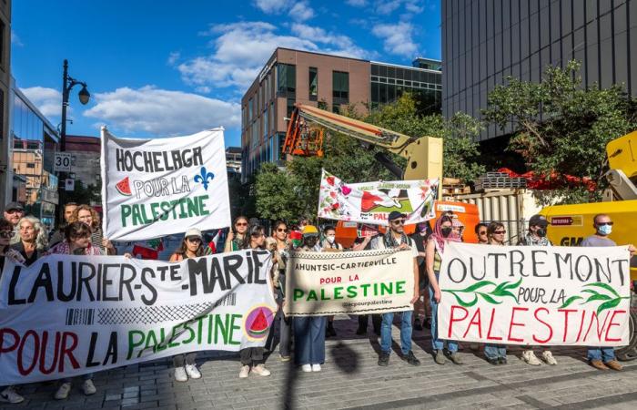 Un anno di guerra a Gaza | Nel centro di Montreal si è tenuta una manifestazione filo-palestinese