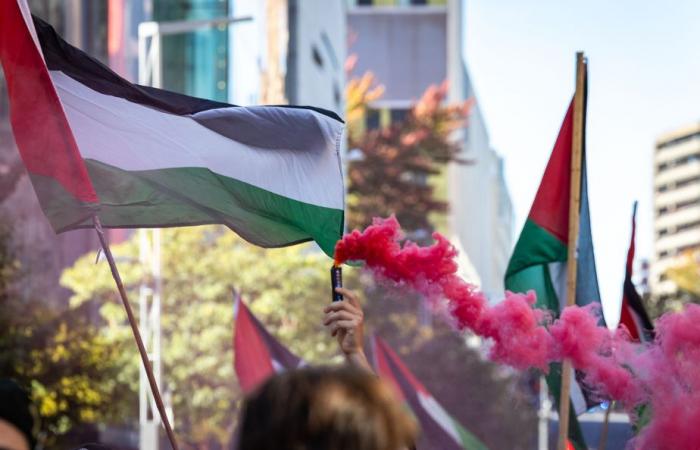 Un anno di guerra a Gaza | Nel centro di Montreal si è tenuta una manifestazione filo-palestinese