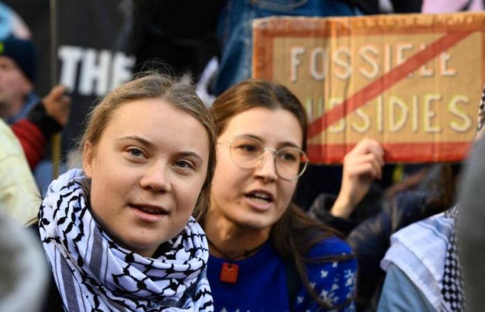 Greta Thunberg arrestata durante una manifestazione