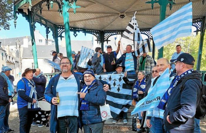 A Vannes, i sostenitori del Racing 92 sono stati accolti con lode [Vidéo et diaporama]