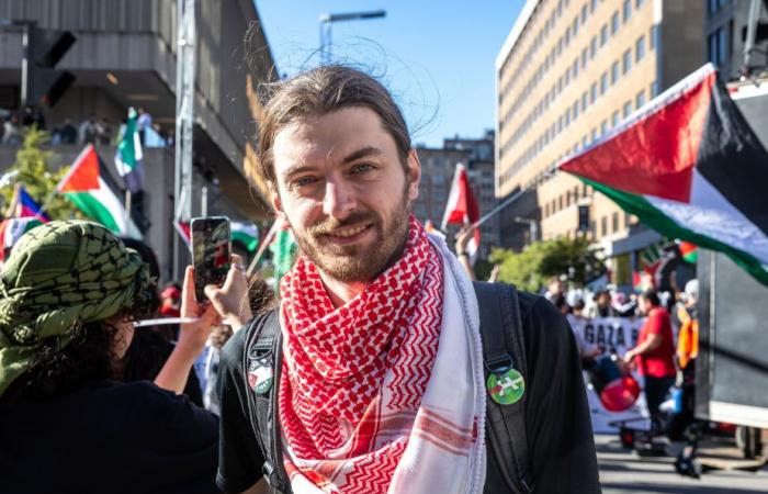 Un anno di guerra a Gaza | Nel centro di Montreal si è tenuta una manifestazione filo-palestinese