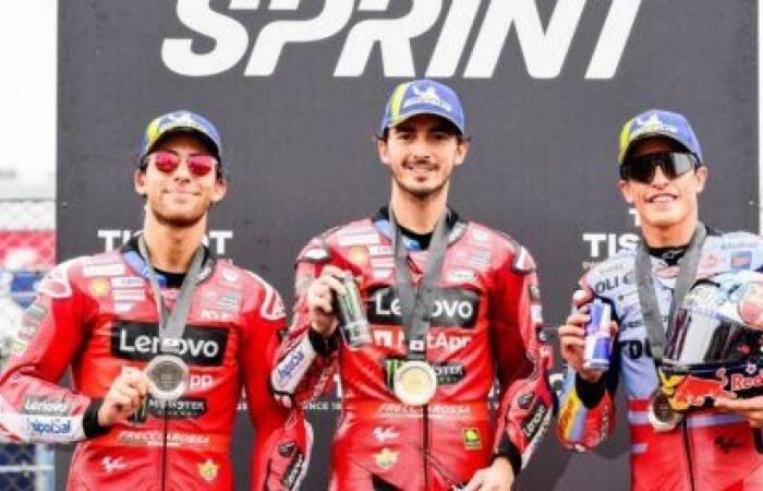 GP del Giappone (gara sprint): Bagnaia vince e toglie sei punti a Martin