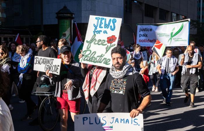 Un anno di guerra a Gaza | Nel centro di Montreal si è tenuta una manifestazione filo-palestinese