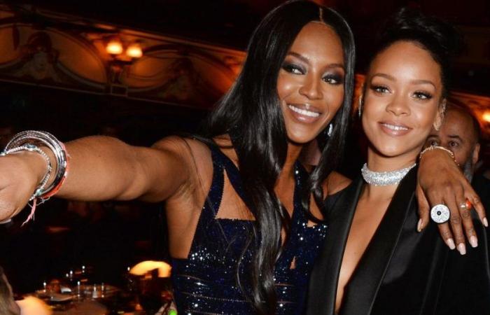 Naomi Campbell respinge le voci di un conflitto con Rihanna