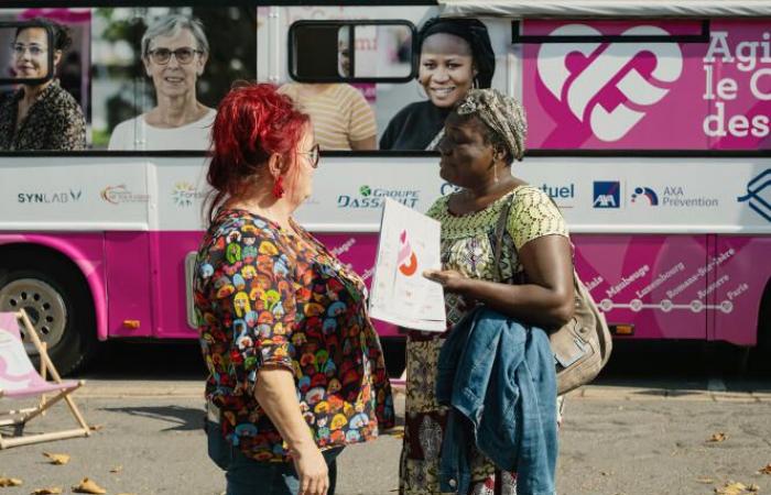 A Béthune un bus per sensibilizzare le donne sul disagio cardiaco