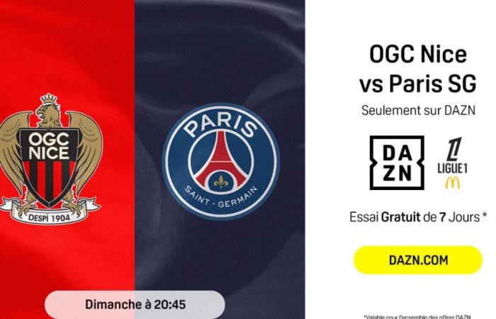 Nizza – PSG: buona la proposta di DAZN per vedere la partita gratis