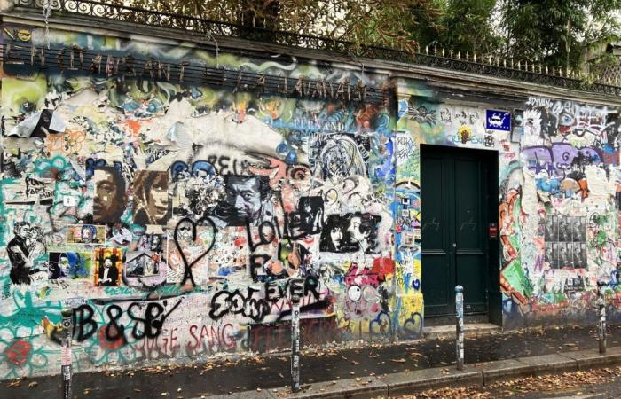 davanti alla Maison Gainsbourg a Parigi, i fan temono una possibile chiusura