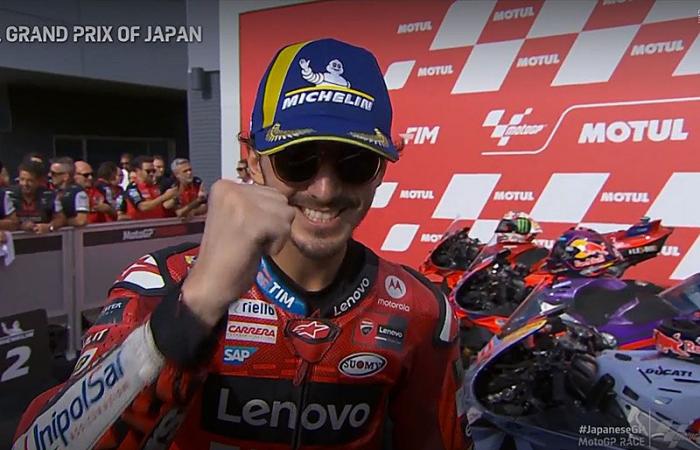 Gara MotoGP Giappone: Francesco Bagnaia (Ducati/1) “Hot”