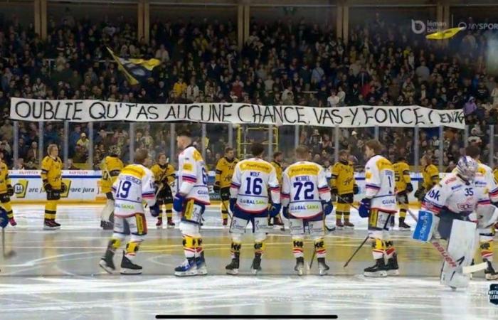 Hockey: striscioni sotto i riflettori nelle piste di lingua francese