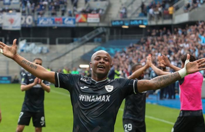 Con André Ayew, l’HAC ritrova un cannoniere, un dirigente e uno dei suoi favoriti