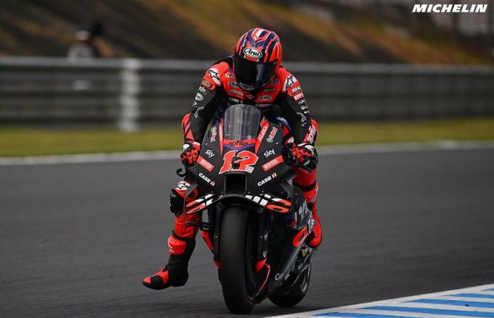 MotoGP Giappone J2, Maverick Vinales (Aprilia Q3/S9): “La Ducati è imprendibile in rettilineo”