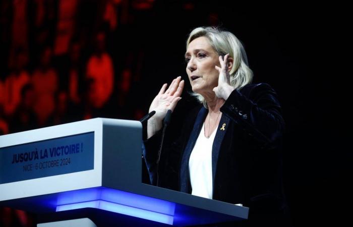 “Nizza è il punto di partenza della grande unione nazionale che auspichiamo”: Marine Le Pen esulta Eric Ciotti al Palais Nikaïa