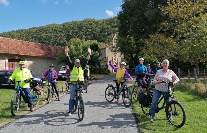 Giro in bicicletta sulla Greenway del Lot per l’associazione Francia – Gran Bretagna