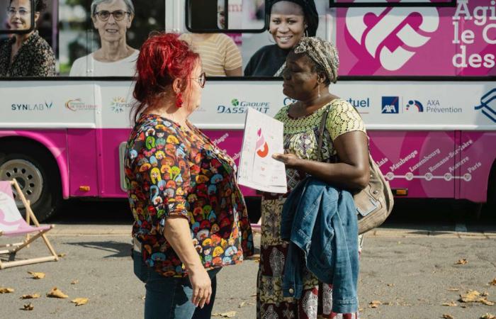 A Béthune un bus per sensibilizzare le donne sul disagio cardiaco