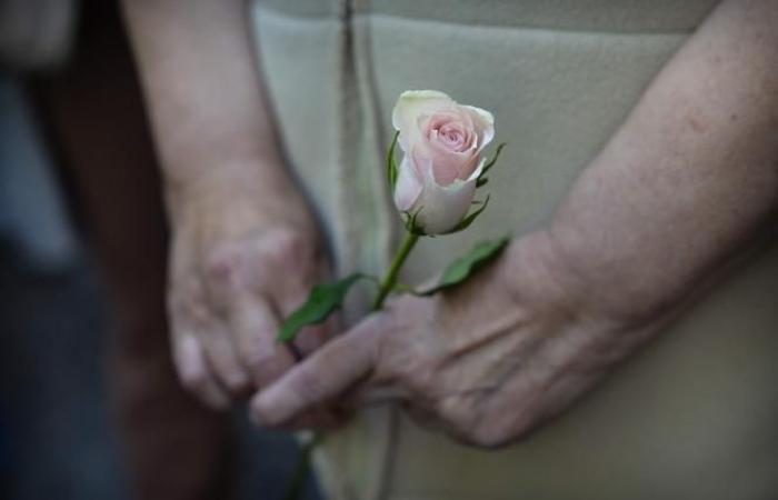 A Mazan, le vittime della violenza marciano in sostegno di Gisèle Pélicot (foto e video)