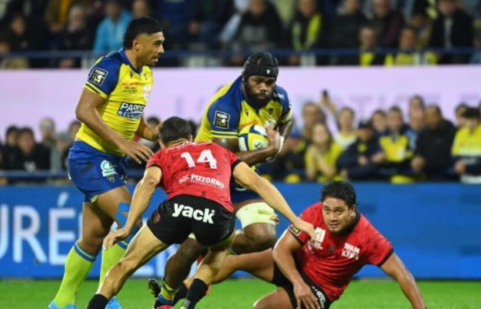 Clermont vincitore di Tolone al traguardo