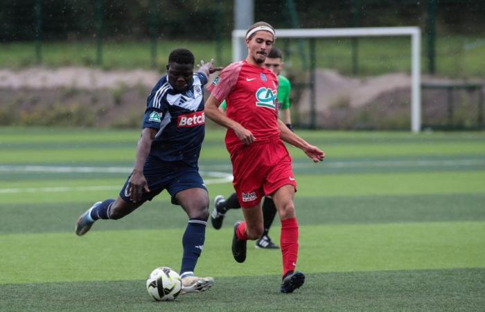 Coppa di Francia (5° turno). I Girondini (N2) contro Bassens (R2), un poster di Anglet (N2).