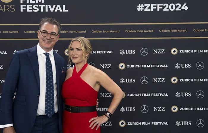 Kate Winslet a Zurigo per presentare il suo film “Lee”