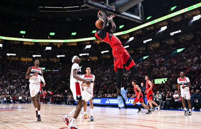 I Toronto Raptors hanno sconfitto i Washington Wizards 125-98 in una partita di preseason NBA