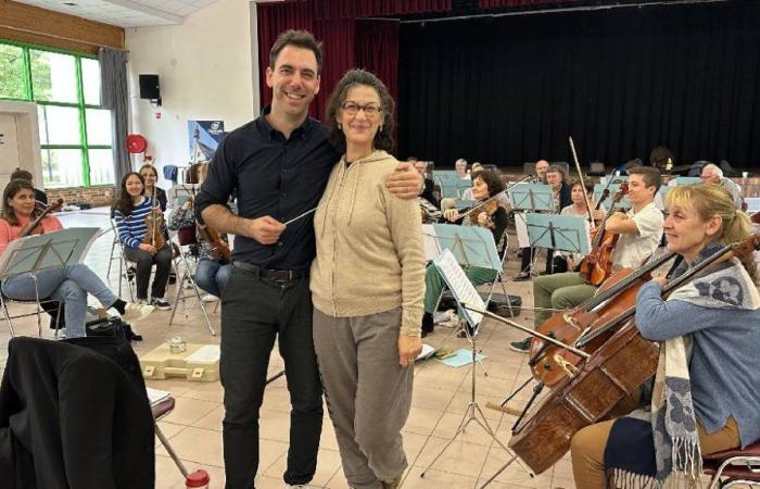 L’Orchestra Filarmonica dell’Oise durante le prove pubbliche a Clermont