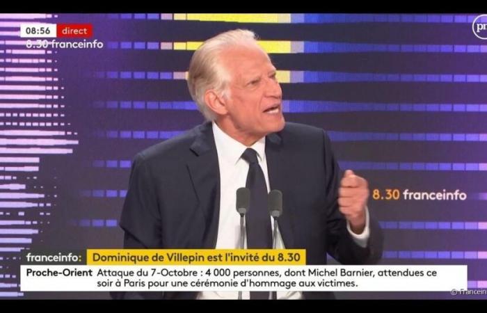 “Giornalisti, avete una grande responsabilità”: Dominique de Villepin si arrabbia per il conflitto Israele/Gaza contro Jérôme Chapuis su Franceinfo