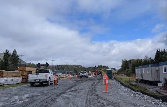 Binari fabbricati in Cina sulla ferrovia del Québec Centrale