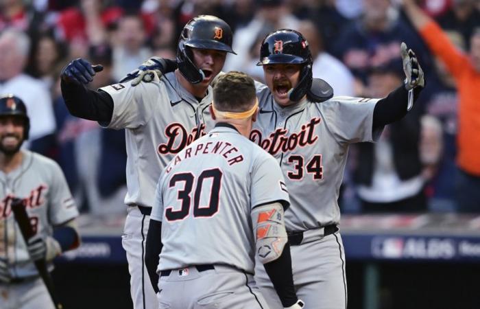 Serie della lega americana | Carpenter aiuta i Tigers a pareggiare la serie contro Cleveland