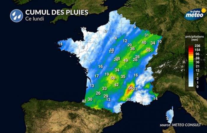 Meteo Lunedì 7 ottobre: ​​inizio del maltempo