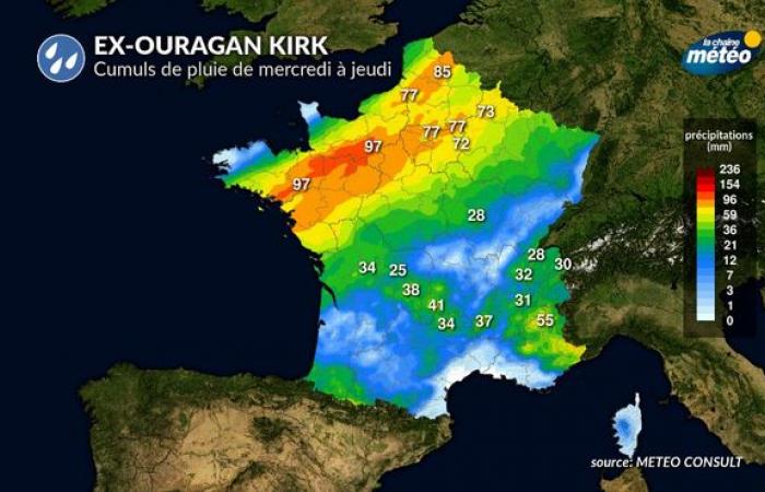 Uragano Kirk: quali saranno le sue caratteristiche quando passerà sulla Francia?