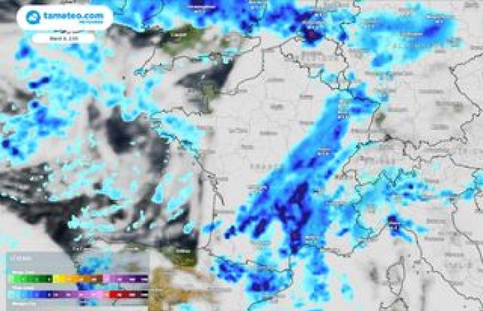 forti piogge tempestose in Lozère, Gard e Ardèche!