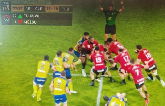 Top 14 – Clermont – Tolone: ​​l’arbitraggio di Marbot sotto esame, il finale burrascoso della partita