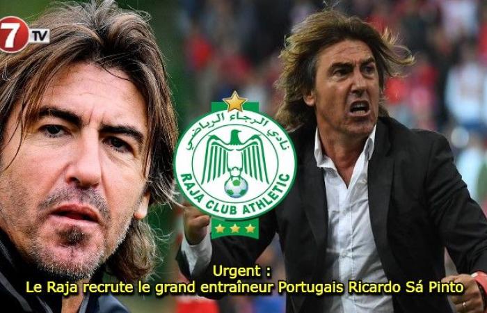 Raja recluta il grande allenatore portoghese Ricardo Sá Pinto – Le7tv.ma