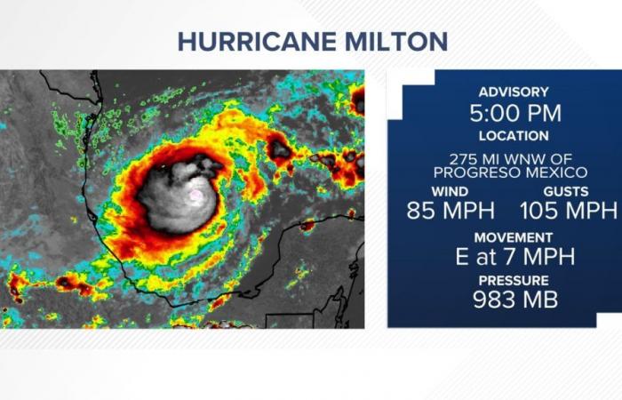 Che impatto avrà l’uragano Milton sulla Carolina del Sud?