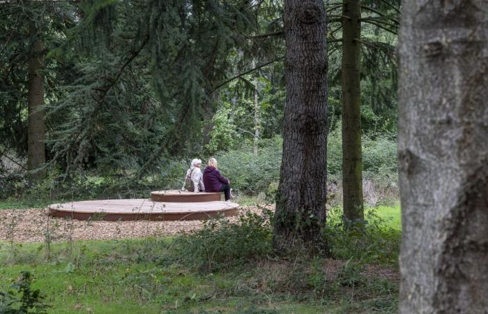 “zone tranquille” installate nel parco Parilly