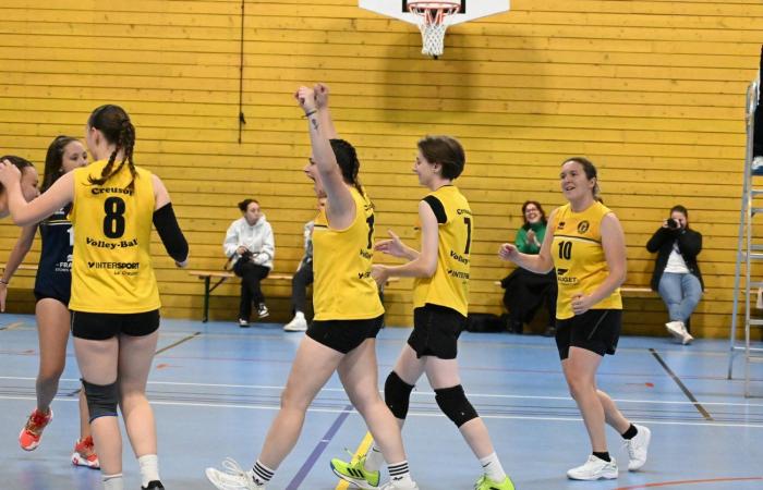 PALLAVOLO: Una grande vittoria per le donne di Le Creusot contro il Besançon