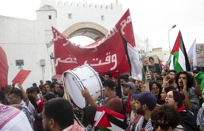 Tunisi: Marcia a sostegno di Palestina e Libano (Foto)