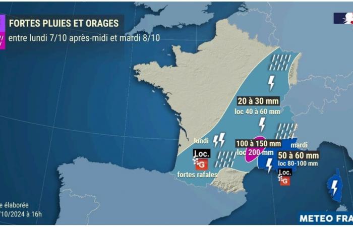 Ardèche: allerta arancione per piogge abbondanti