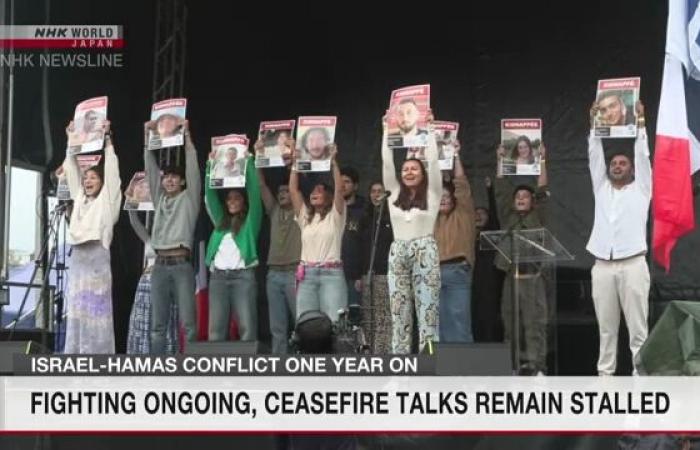 In Francia, i residenti ebrei chiedono il rilascio degli ostaggi detenuti da Hamas