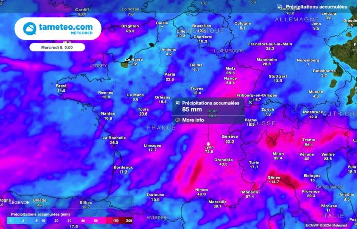 Météo-France estende la sua vigilanza arancione alle forti piogge e alle inondazioni! 11 dipartimenti ora in allerta!