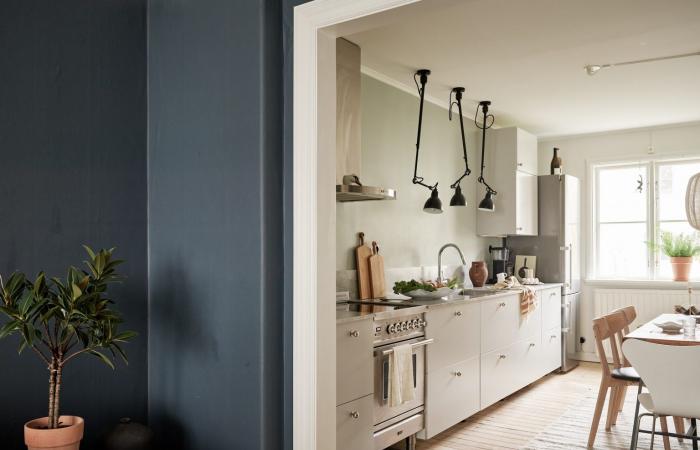 Un appartamento di 71 m2 con un accogliente arredamento scandinavo