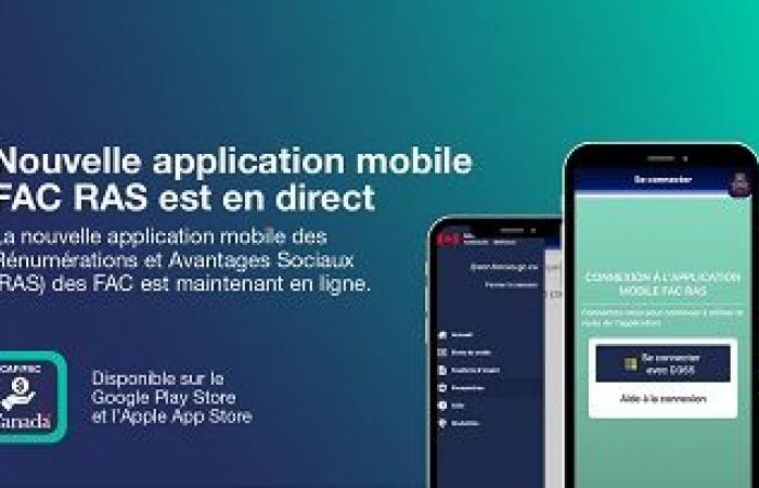 La nuova app per smartphone offre ai membri delle forze armate canadesi un accesso facile e sicuro alla loro retribuzione e ai loro benefici