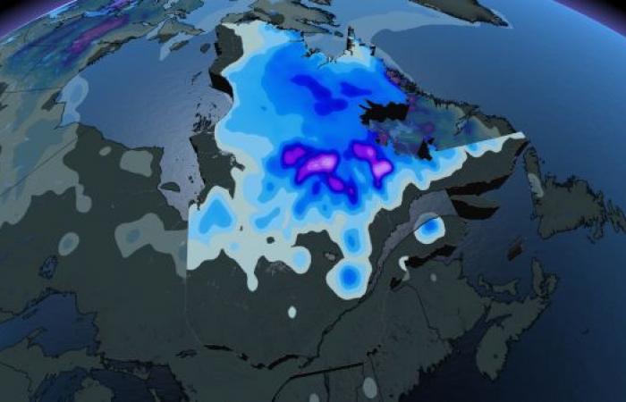 Intanto in Quebec arriva la neve