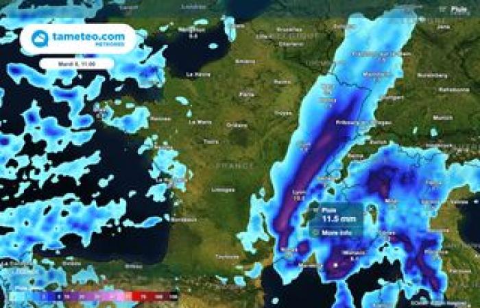 Météo-France estende la sua vigilanza arancione alle forti piogge e alle inondazioni! 11 dipartimenti ora in allerta!