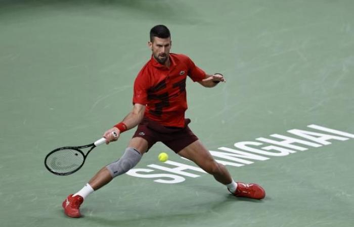 Novak Djokovic in manifestazione contro Flavio Cobolli nel 3° turno a Shanghai