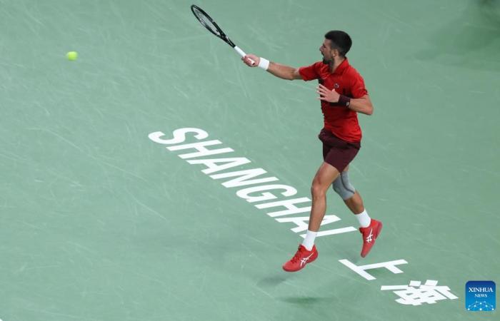 Novak Djokovic contro Flavio Cobolli-Xinhua