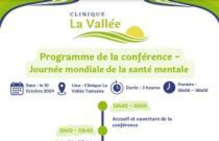 La “Clinique La Vallée” celebra la Giornata Mondiale della Salute Mentale con un Convegno-Dibattito sulla prevenzione della salute mentale