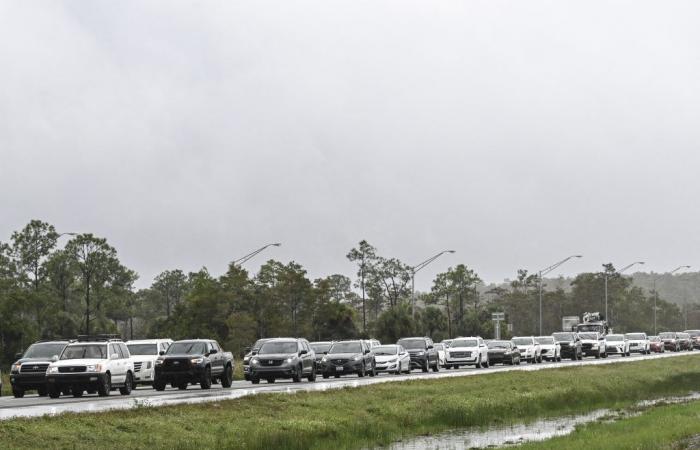 Un grande esodo in Florida, USA, in fuga da “Milton”