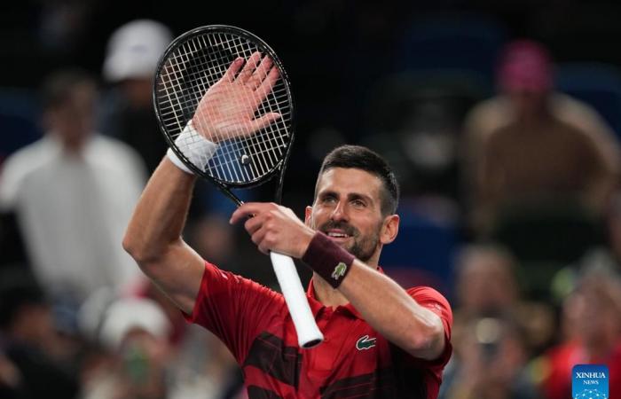 Novak Djokovic contro Flavio Cobolli-Xinhua