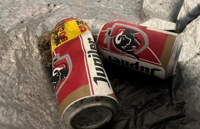 pensando che fossero semplici rifiuti, un tecnico del museo ha buttato via queste due lattine di Jupiler, ma…